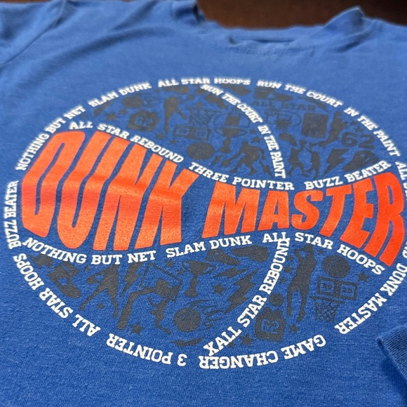 Athletic Works Dunk Master Long Sleeve Shirt - Blue and Orange - Picture 2 of 4